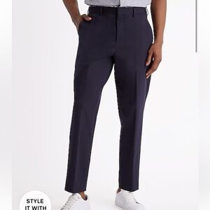 [Express] NWT Slim Navy Cotton-Blend Knit
Dress Pant